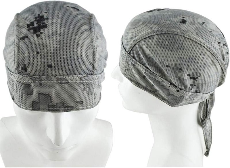 GUIFIER 4 Pack Do Rag/Dew Rag Beanie Cap Hat Chemo Cap Skull Cap for Men and Women - Image 3